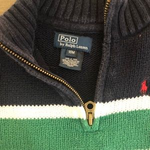 Polo Pullover Sweater - Size 18 Months